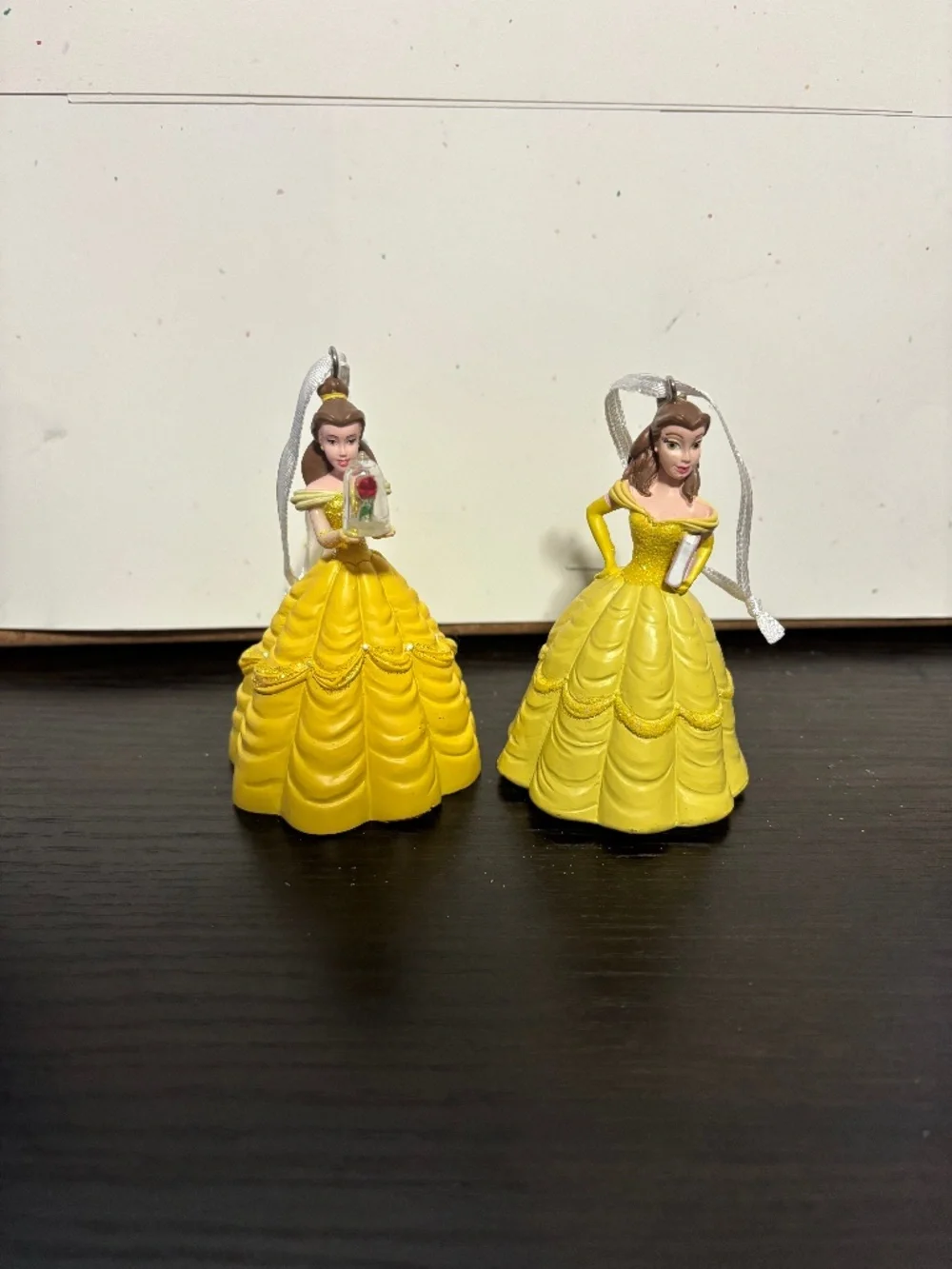 Disney Belle ornaments x 2